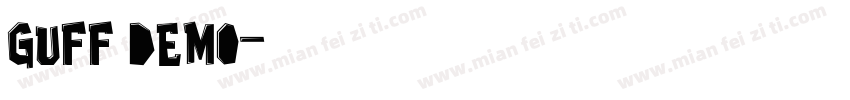 guff demo字体转换